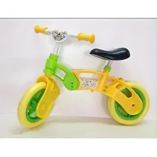 Беговел двухколесный детский Star Bike колёса 10 дюймов, велосипед без педалей детский жёлтый