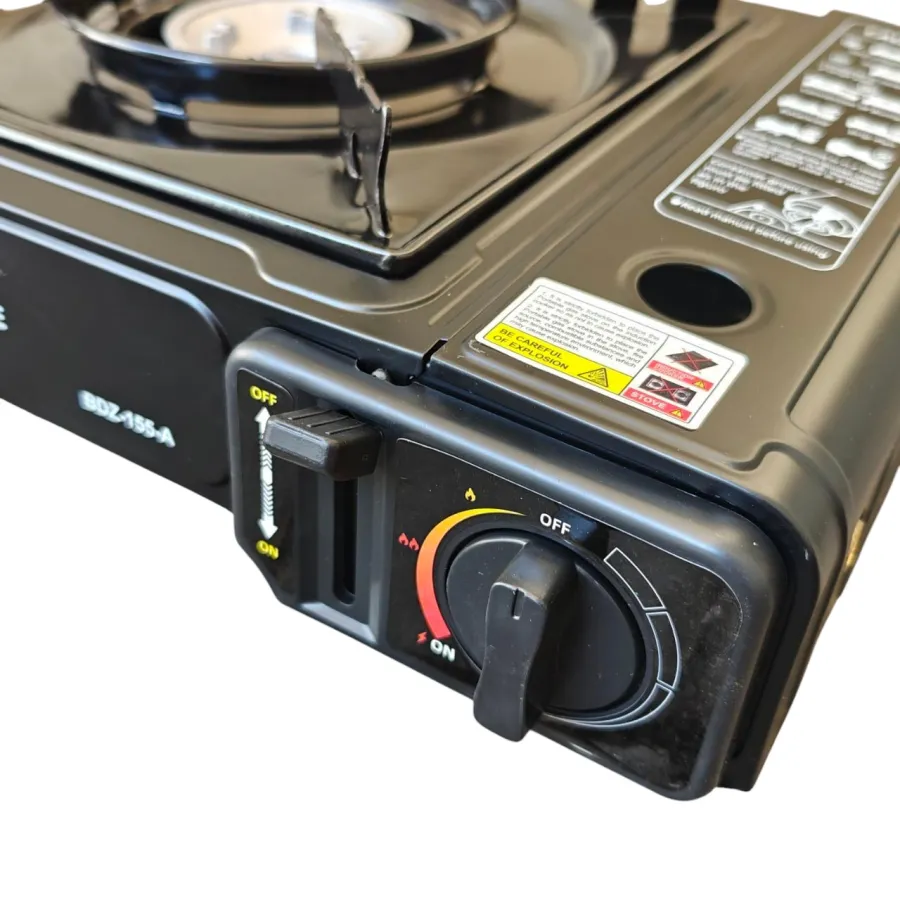 Портативная туристическая газовая плита в кейсе с переходником — Portable Gas stove BDZ-155-A