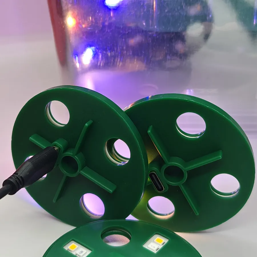 Мини теплица для рассады с Led подсветкой 5 лотков по 9 ячеек на подоконник, Домашний мини парник для зелени и рассады