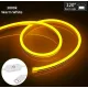 Гибкий неон теплый белый 10 метров usb, Неоновая силиконовая светодиодная LED лента с регулировкой яркости