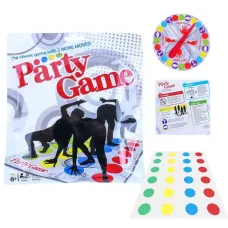 Підлогова гра Твістер 160 × 112 см для дітей і дорослих Twister Dance Party Game