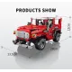 Конструктор джип для мальчиков Racing Off-Road 910 деталей, возраст 6+, внедорожник с pull-back