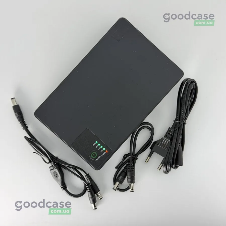 Мини ИБП UPS DC1036P для роутера и ONU 12000 мАч, 36 Вт, 5V/9V/12V, USB, PoE 15/24V