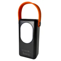 Портативний зарядний пристрій HOCO J98A 30000 мА·год, 22,5 Вт для смартфона з LED-ліхтариком, дисплеєм та вбудованими кабелями